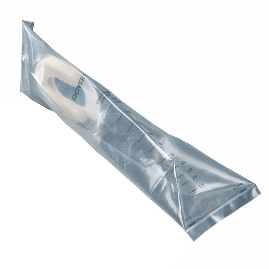 Pediatric Urine Collection Bag Dover™ 100 mL (3.4 oz.) Adhesive Closure Unprinted Sterile - 145501