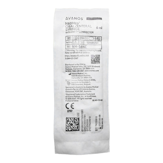 Enteral / Oral Syringe NeoMed® 6 mL Enfit Tip Without Safety - NM-S6NC
