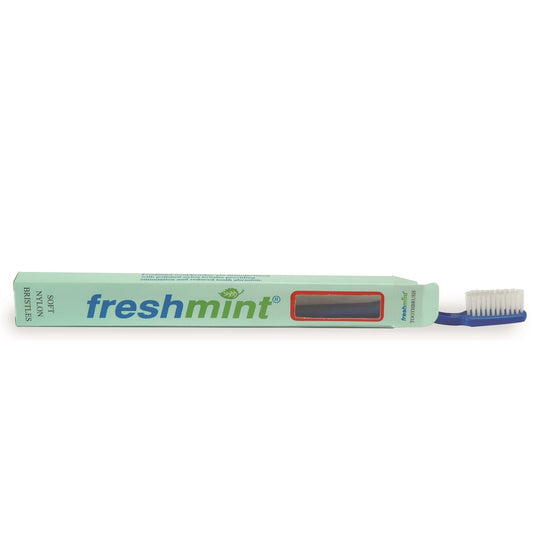 Toothbrush Freshmint® Assorted Colors Adult Nylon - TBBX