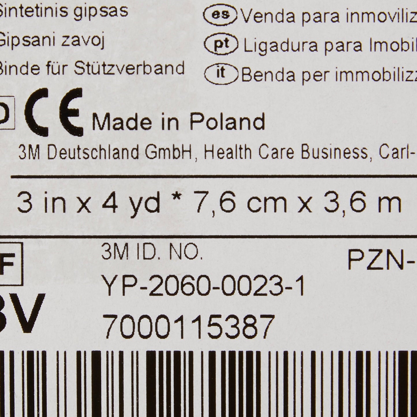 3M™ Scotchcast™ Plus Bright Green Cast Tape, 3 Inch x 4 Yard 82003V