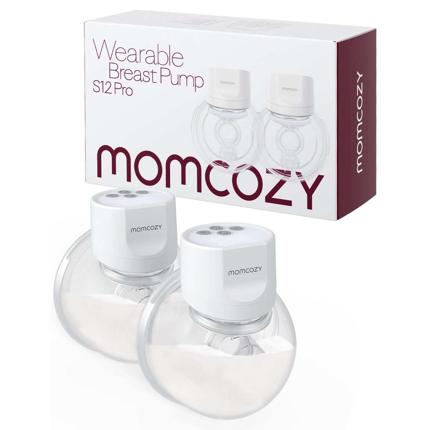 Momcozy S12 Pro Wearable Double Electric Breast Pump BP058-WH00BA-A