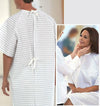 Fashion Seal Uniforms Patient Gown, Snowflake Print 1736 L