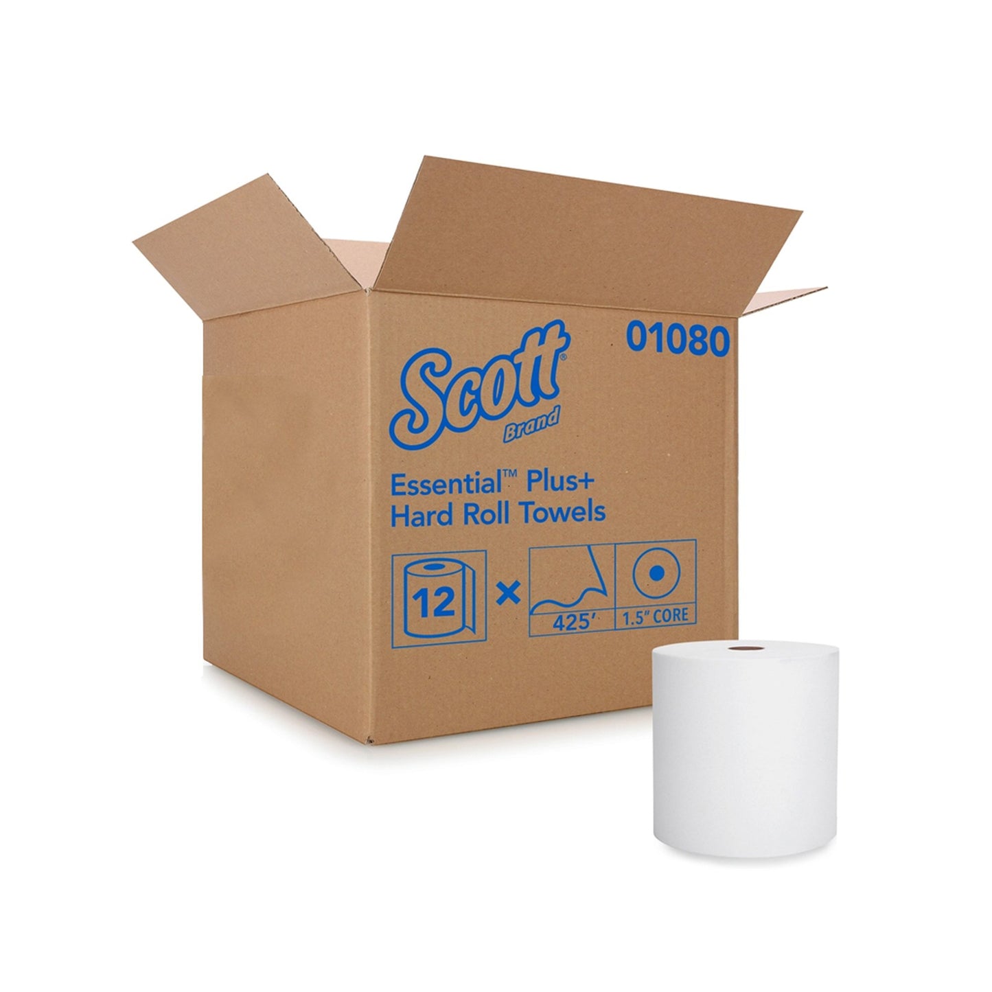 Scott® Essential Paper Towel, 8 Inch x 425 Foot, 12 Rolls per Case 01080