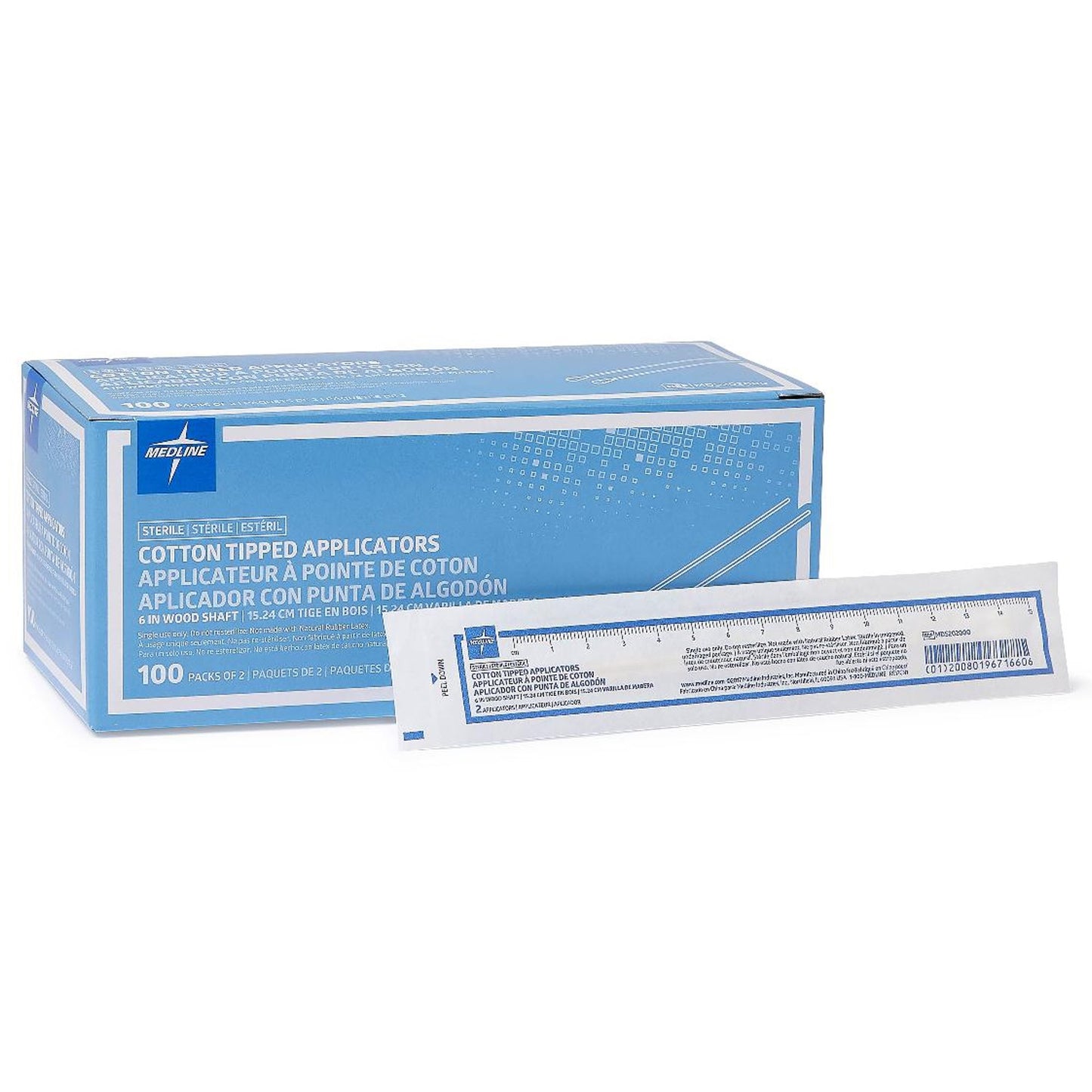 Medline® Swabstick, 100 Packs per Box MDS202000