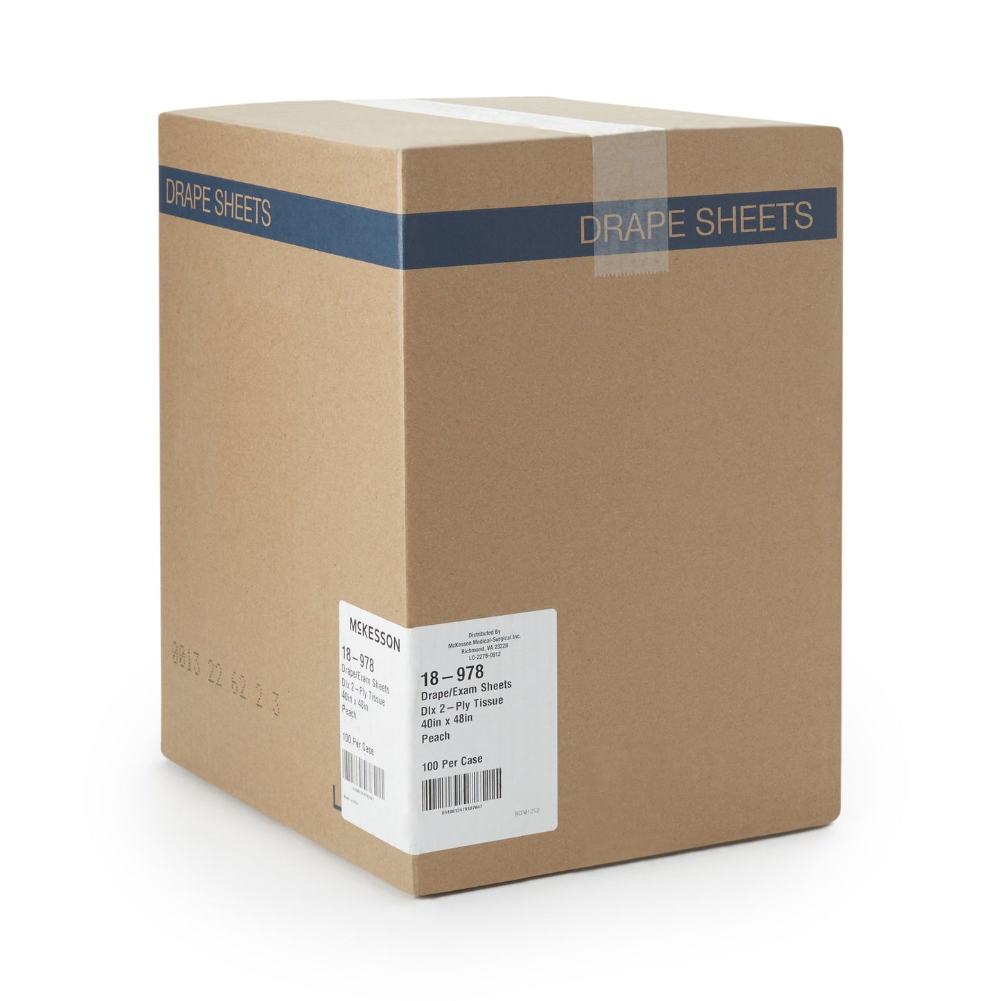 McKesson Nonsterile Physical Exam Drape, 40 x 48 Inch 18-978