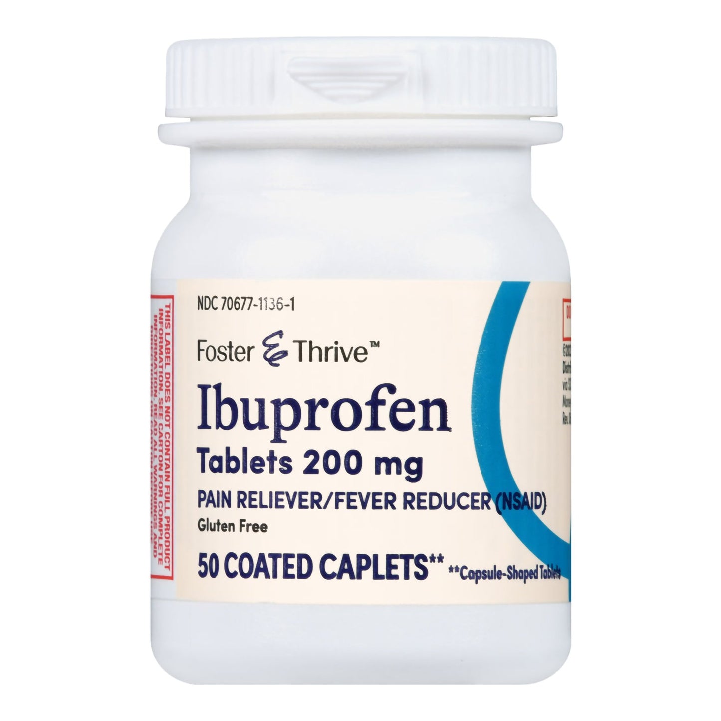 Foster & Thrive™ Ibuprofen 200 mg Coated Caplets 70677113601