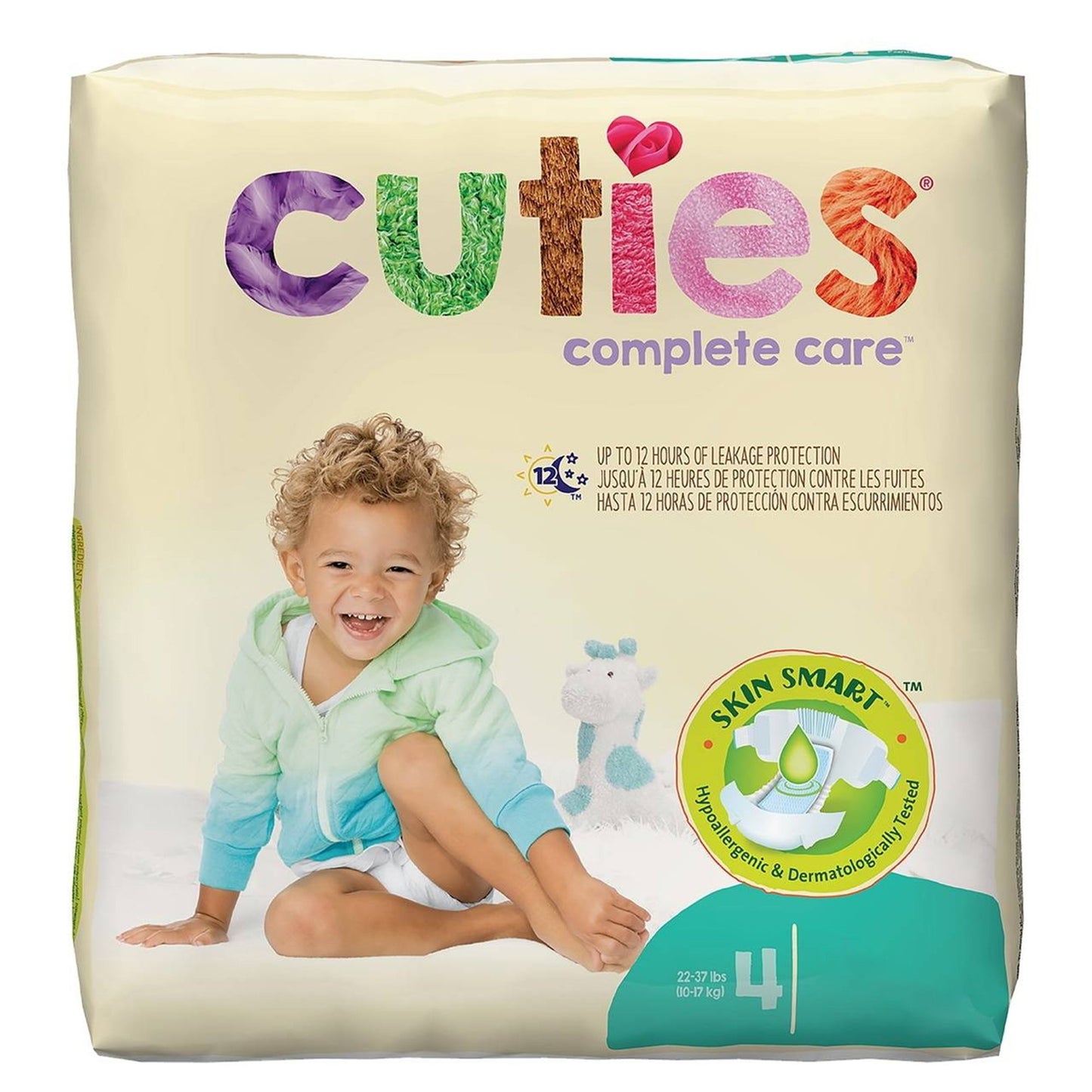 Cuties® Complete Care Diapers for Toddlers, 22 – 37 lbs. CDB004