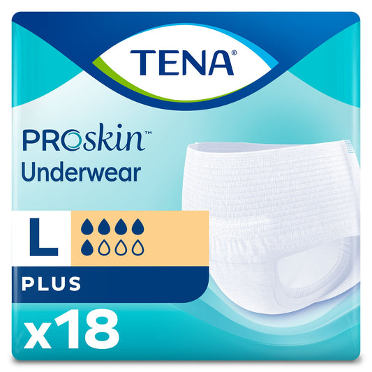 Tena® ProSkin™ Plus Fully Breathable Absorbent Underwear, Large 72633