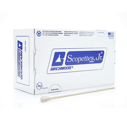 Birchwood Laboratories Scopettes Jr. OB/GYN Swabstick, 8-Inch Length 34-7021-8, Case of 500