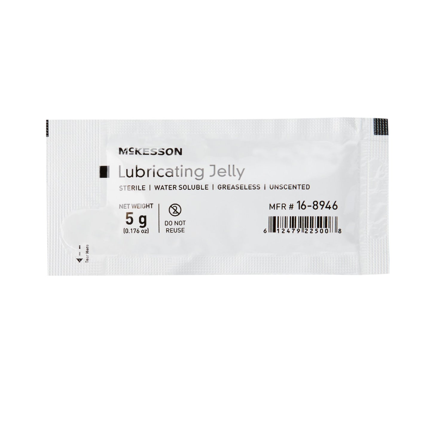 McKesson Lubricating Jelly, 5-gram Packet 16-8946