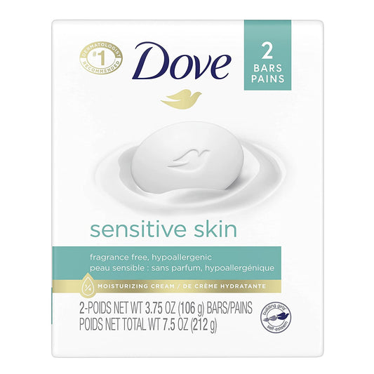 Soap Dove® Sensitive Skin Bar 4.25 oz. Individually Wrapped Unscented 01111161120