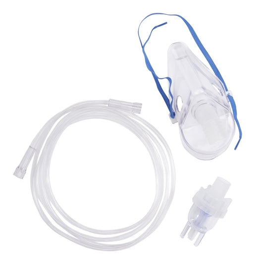 McKesson Handheld Nebulizer Kit Small Volume Medication Cup Adult Aerosol Mask Delivery - 32643