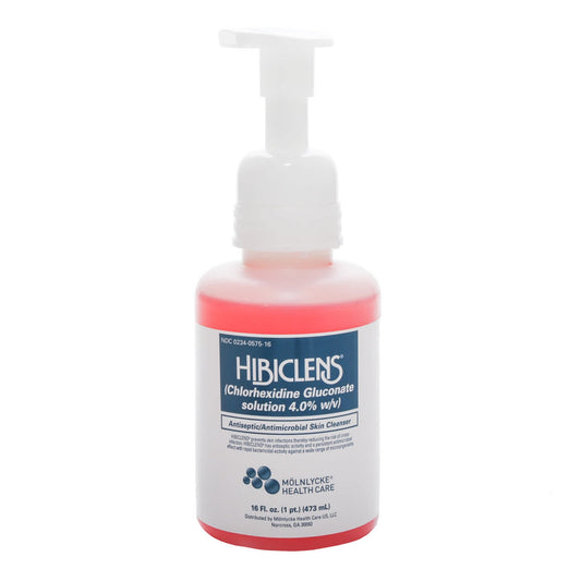 Antiseptic / Antimicrobial Skin Cleanser Hibiclens® 16 oz. Pump Bottle 4% Strength CHG (Chlorhexidine Gluconate) NonSterile - 57516