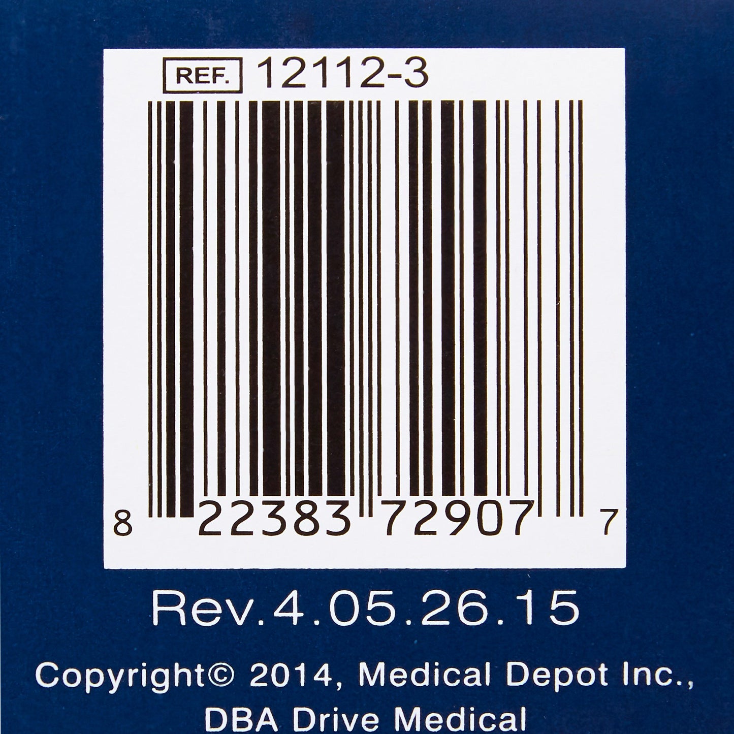 drive™ Chrome Knurled Grab Bar, 12 Inch 12112-3