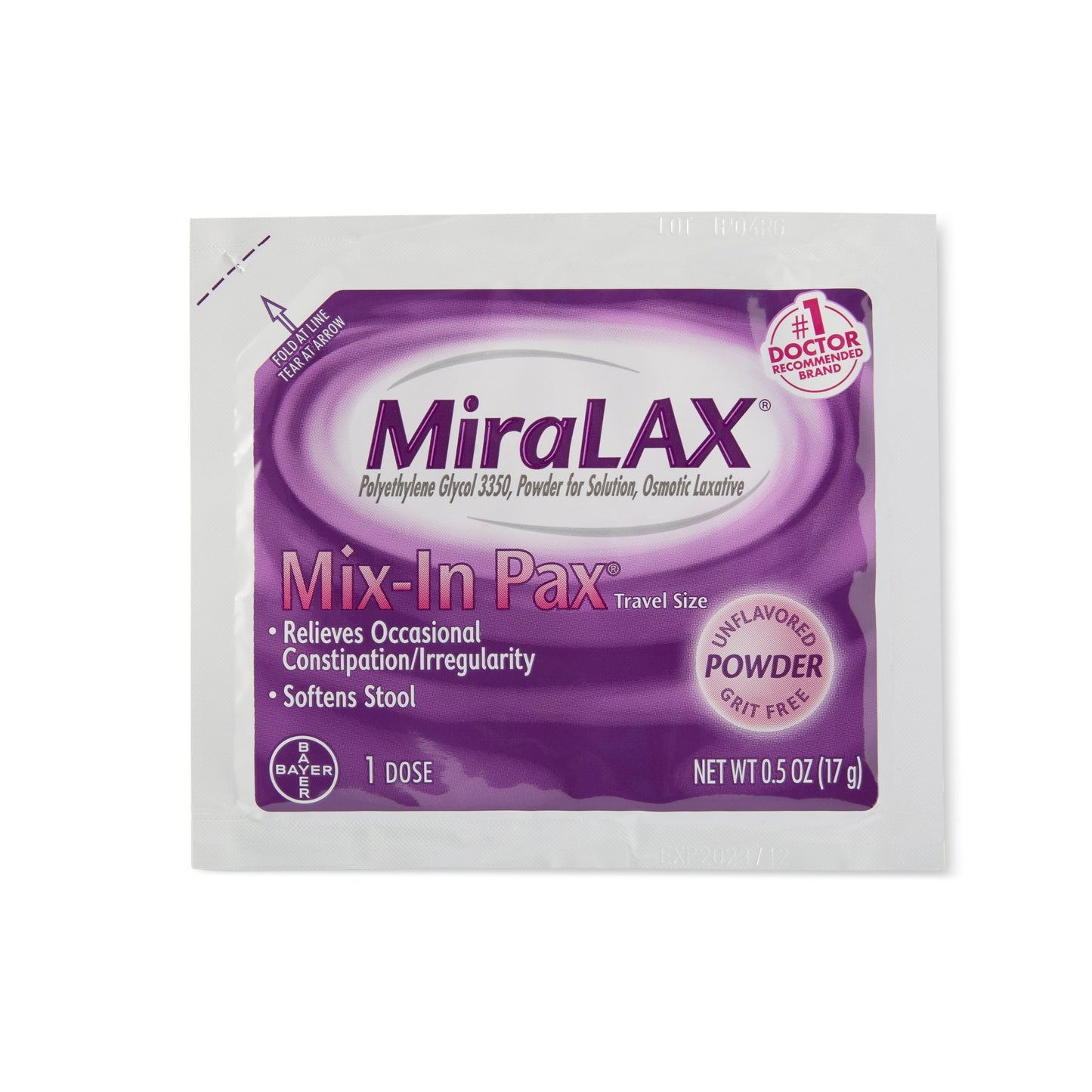 MiraLAX® Polyethylene Glycol 3350 Laxative 11523726808