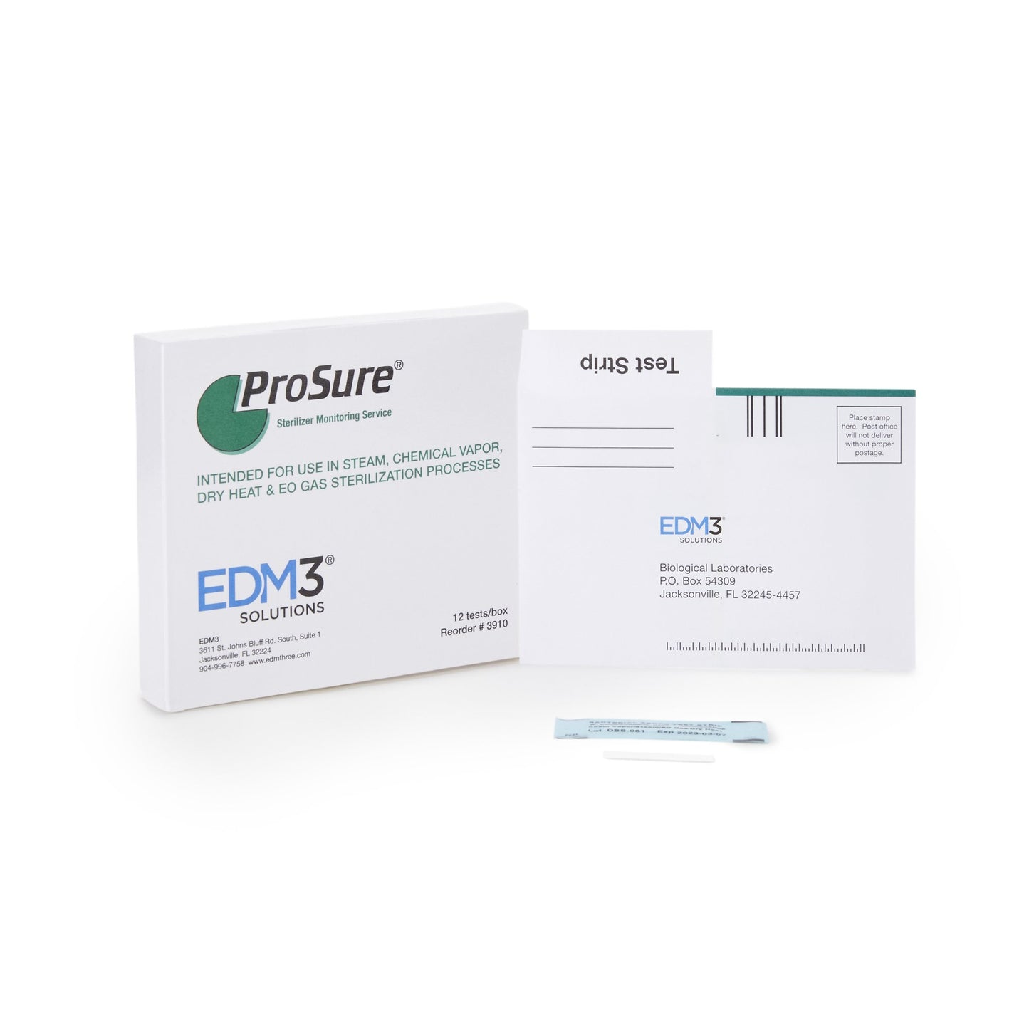 ProSure® Sterilizer Monitoring Mail-In Service Steam / EO Gas / Dry Heat / Chemical Vapor - 3910