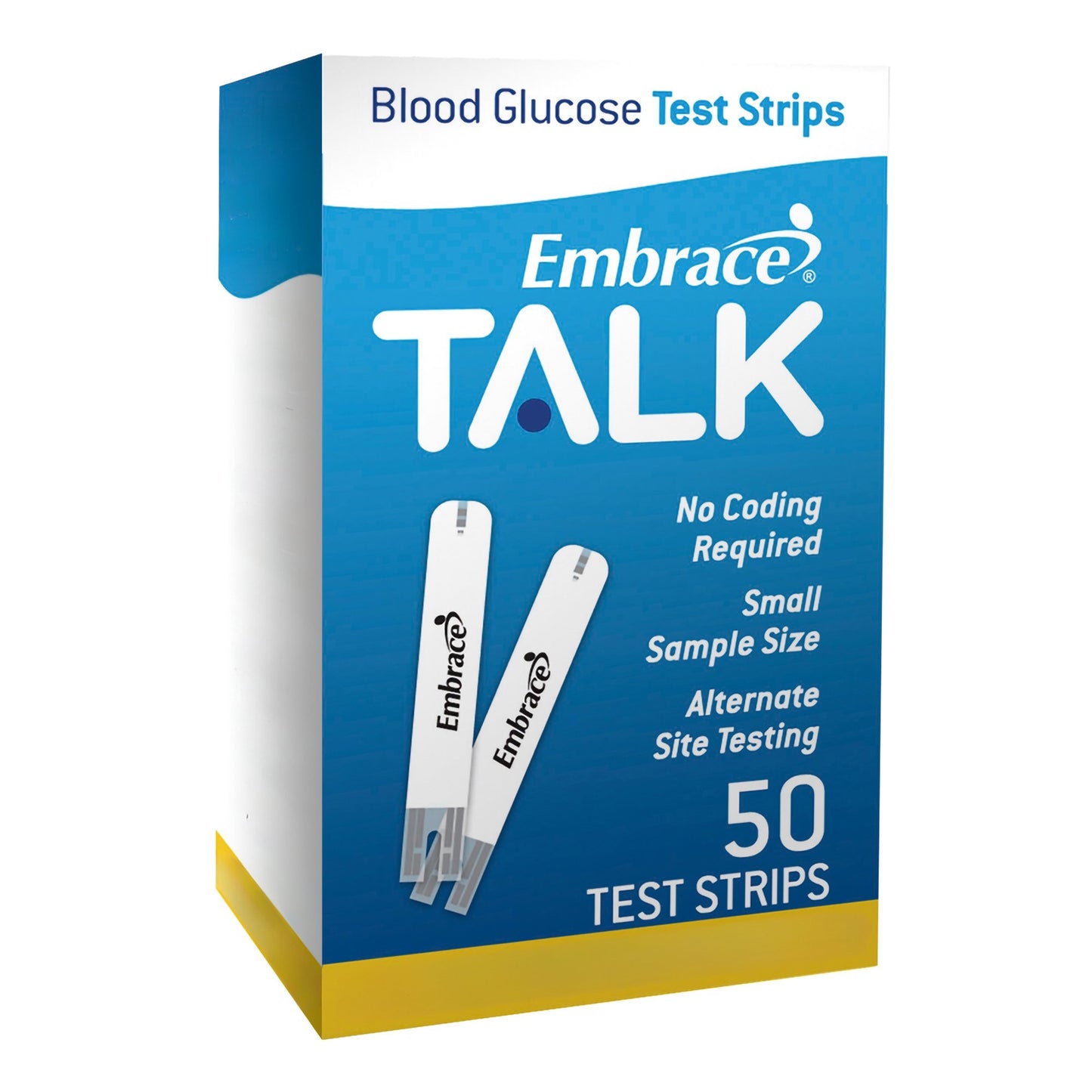 Embrace® TALK Blood Glucose Test Strips APX03AB0303MO