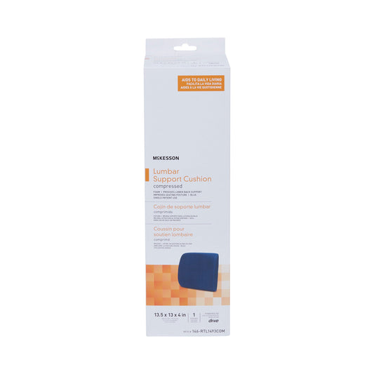 Lumbar Support Cushion McKesson 13-2/5 W X 13 L X 4 D Inch Foam - 146-RTL1493COM