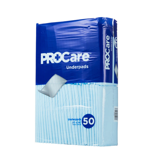 Disposable Underpad ProCare™ 21 X 34 Inch Fluff Light Absorbency - CRF-150