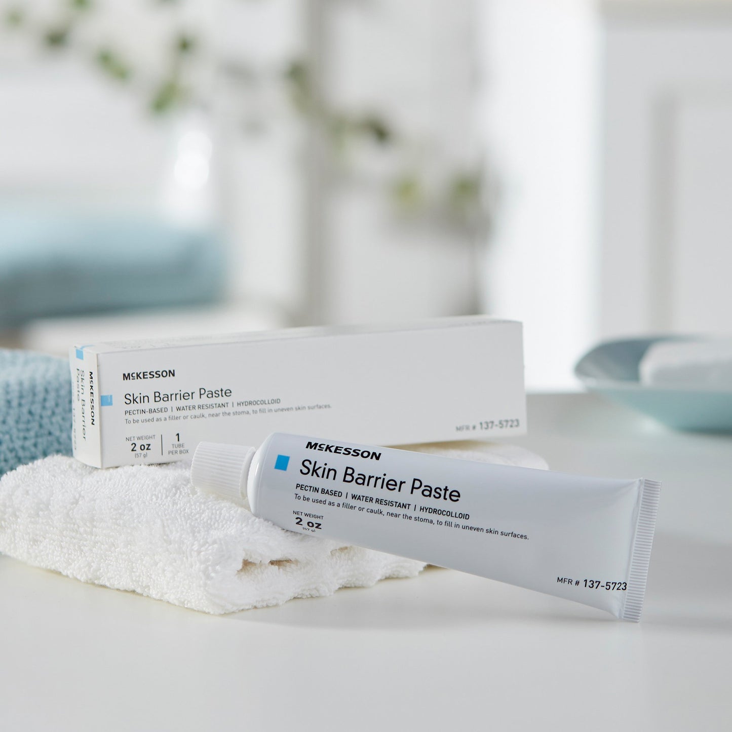 McKesson Skin Barrier Paste, Pectin & Water Based, Hydrocolloid Formula, 2-oz. 137-5723