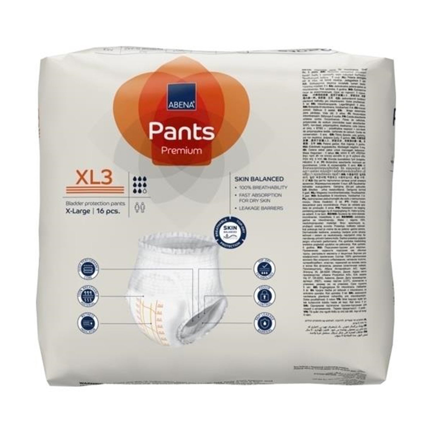 Abena® Premium Pants XL3 Incontinence Brief, X-Large 1000021330