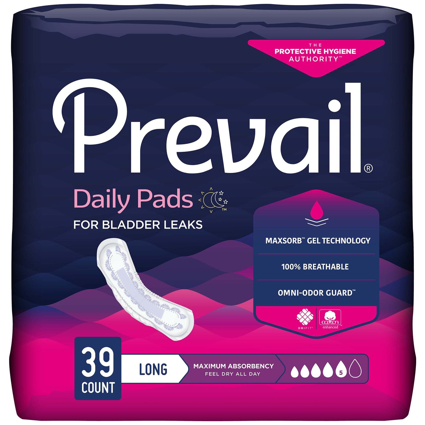 Prevail® Daily Pads Maximum Bladder Control Pad, 13-Inch Length | PV-915/1 Medsitis.com_Medsitis_Medical_Supply_1