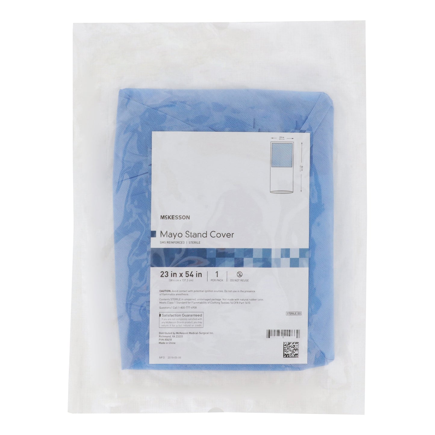 McKesson Mayo Stand Cover, 23 x 54 Inch 16-I80-13105-S