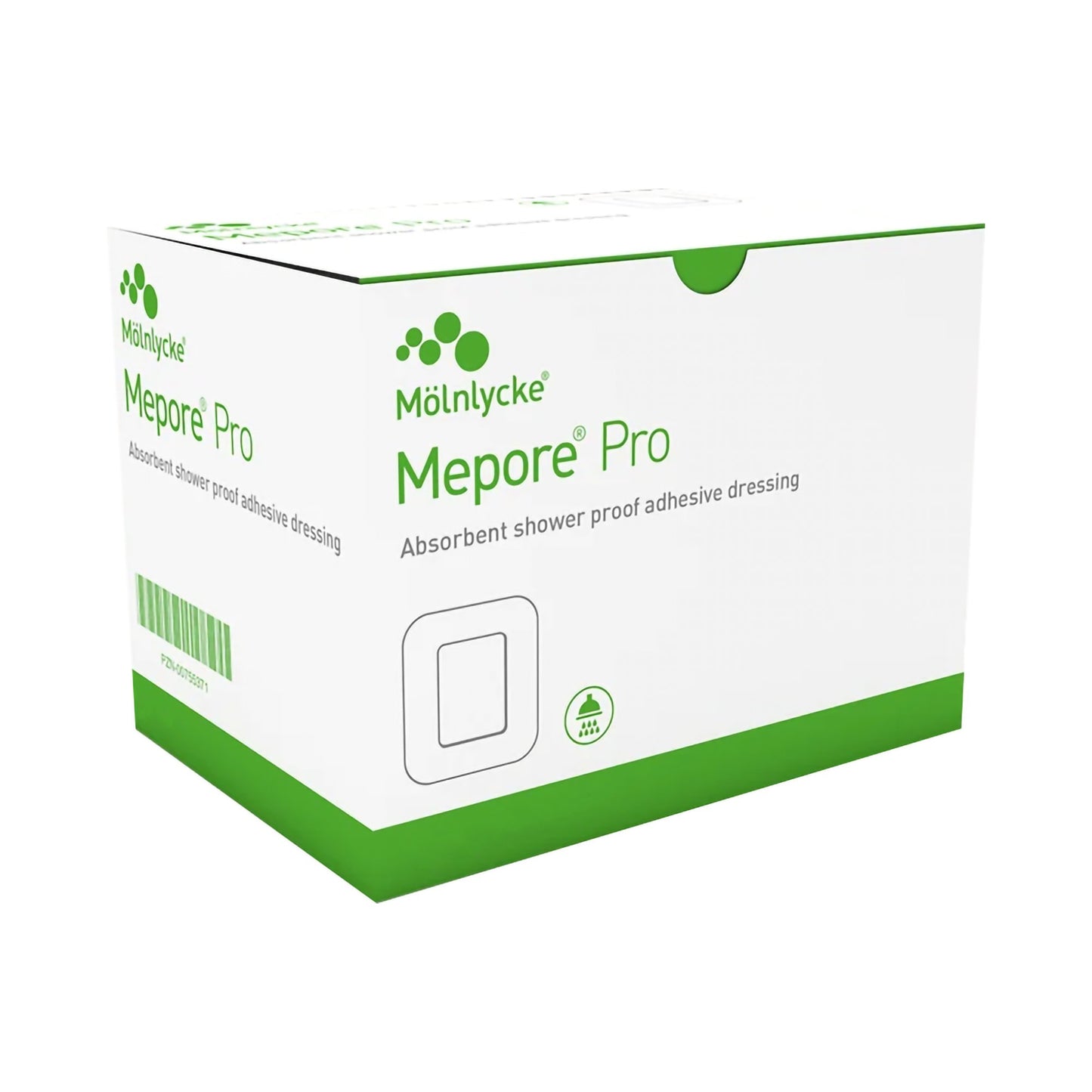 Mepore® Pro White Adhesive Dressing, 3-2/3 x 12 Inch 671390