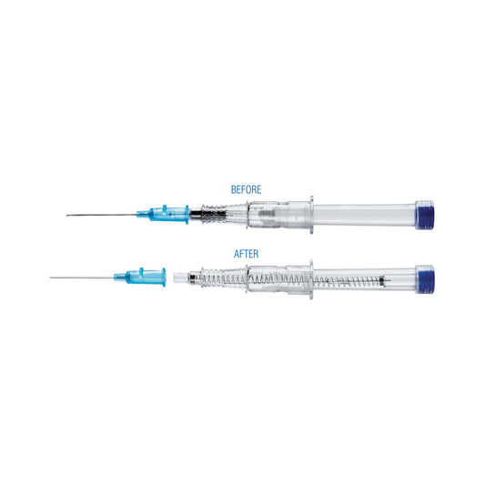Peripheral IV Catheter VanishPoint® 24 Gauge 3/4 Inch Polyurethane Straight Hub Non Blood Control Passive Safety - 31221