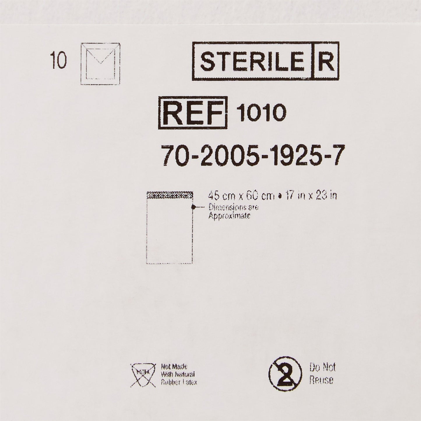 3M™ Steri-Drape™ Sterile Large Towel General Purpose Drape, 17 x 23 Inch 1010