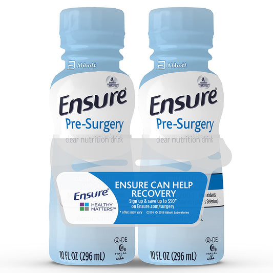 Oral Supplement Ensure® Pre-Surgery Clear Carbohydrate Drink Strawberry Flavor Liquid 10 oz. Bottle - 66437