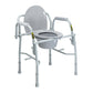 McKesson Non-Folding Steel Frame Commode Chair, 13.75 in. Seat Width 146-11125KD-1