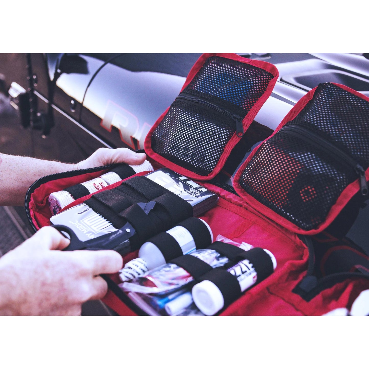 My Medic MyFAK Pro First Aid Kit, Large Trauma Kit with Medical Supplies, Black MM-KIT-U-MFK-LG-RED-PRO