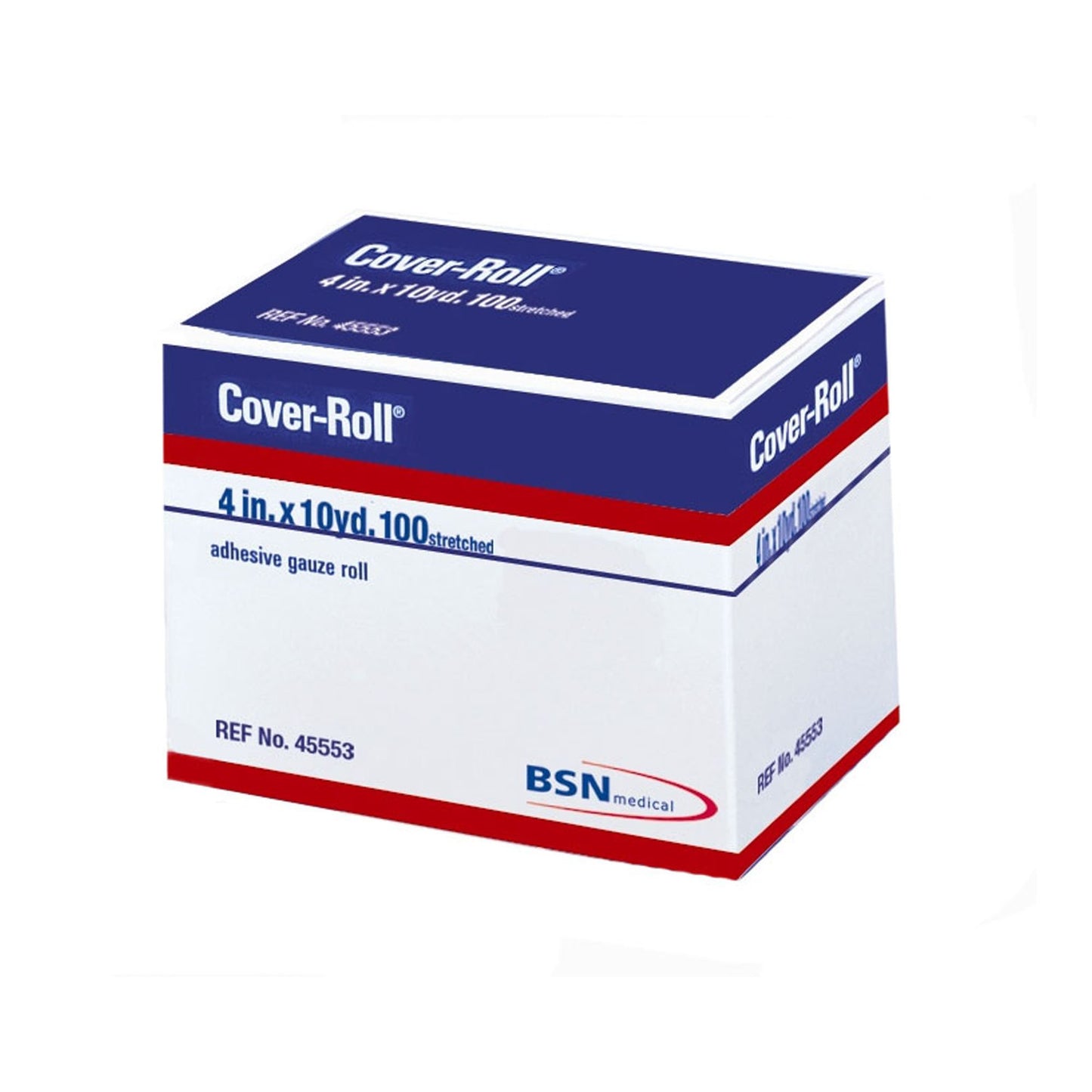 Cover-Roll® Stretch Dressing Retention Tape with Liner, 4 Inch x 10 Yard, White 45553