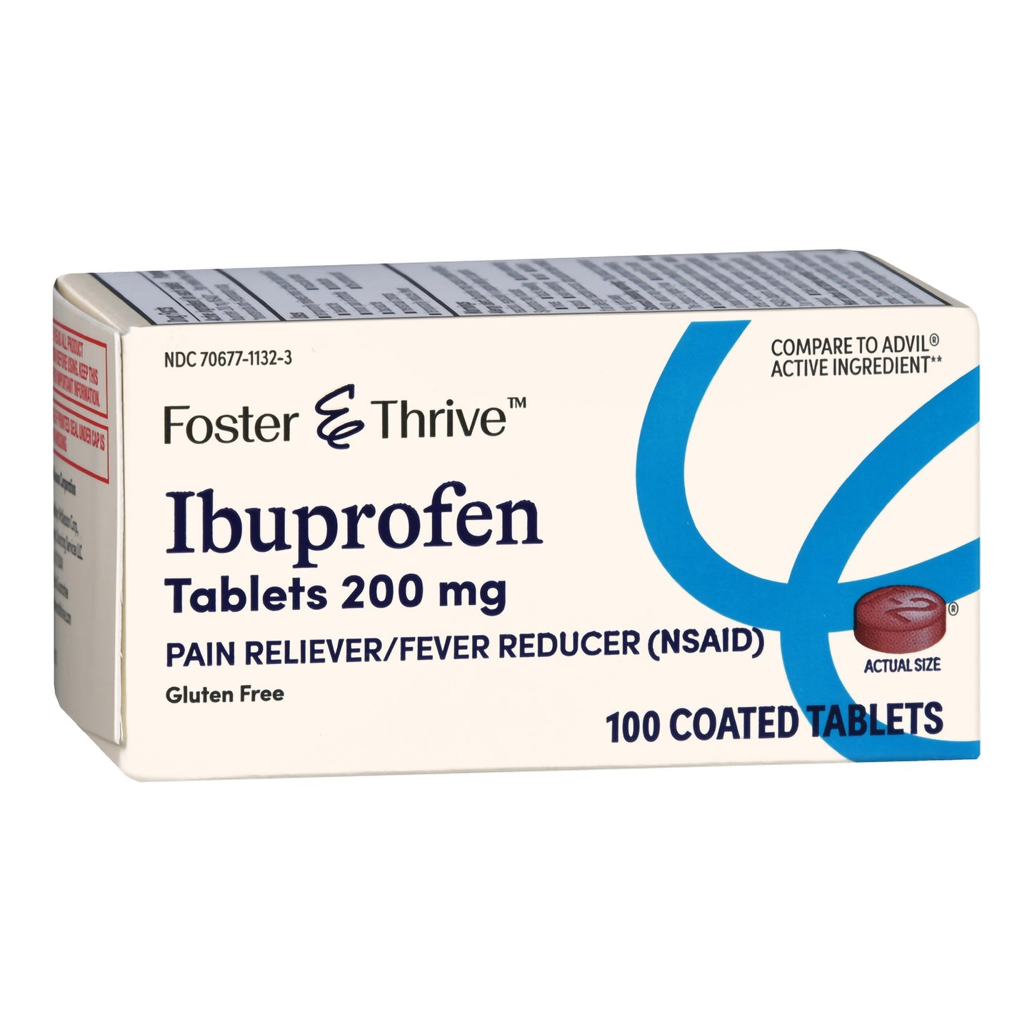 Foster & Thrive™ Ibuprofen 200 mg Coated Tablets 70677113203