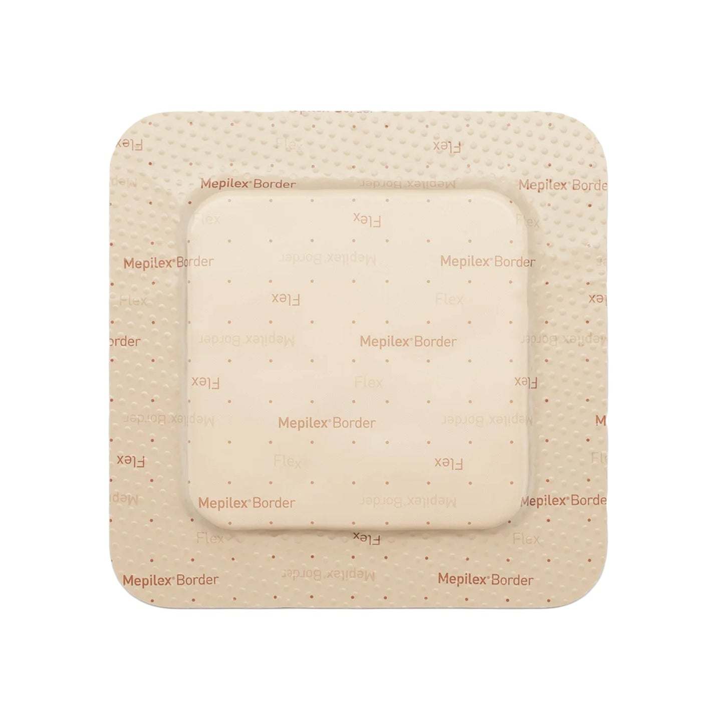 Foam Dressing Mepilex® Border Flex 4 X 4 Inch With Border Film Backing Silicone Adhesive Square Sterile - 595300