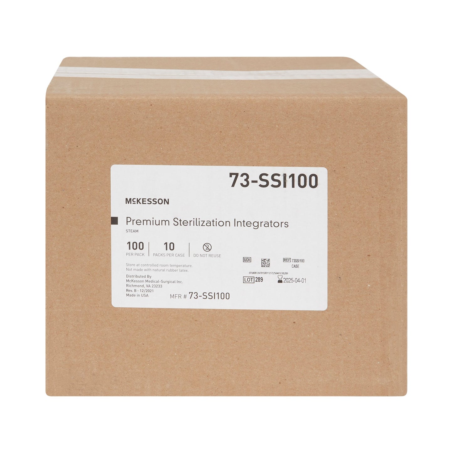 McKesson Sterilization Steam Integrator Strip 73-SSI100