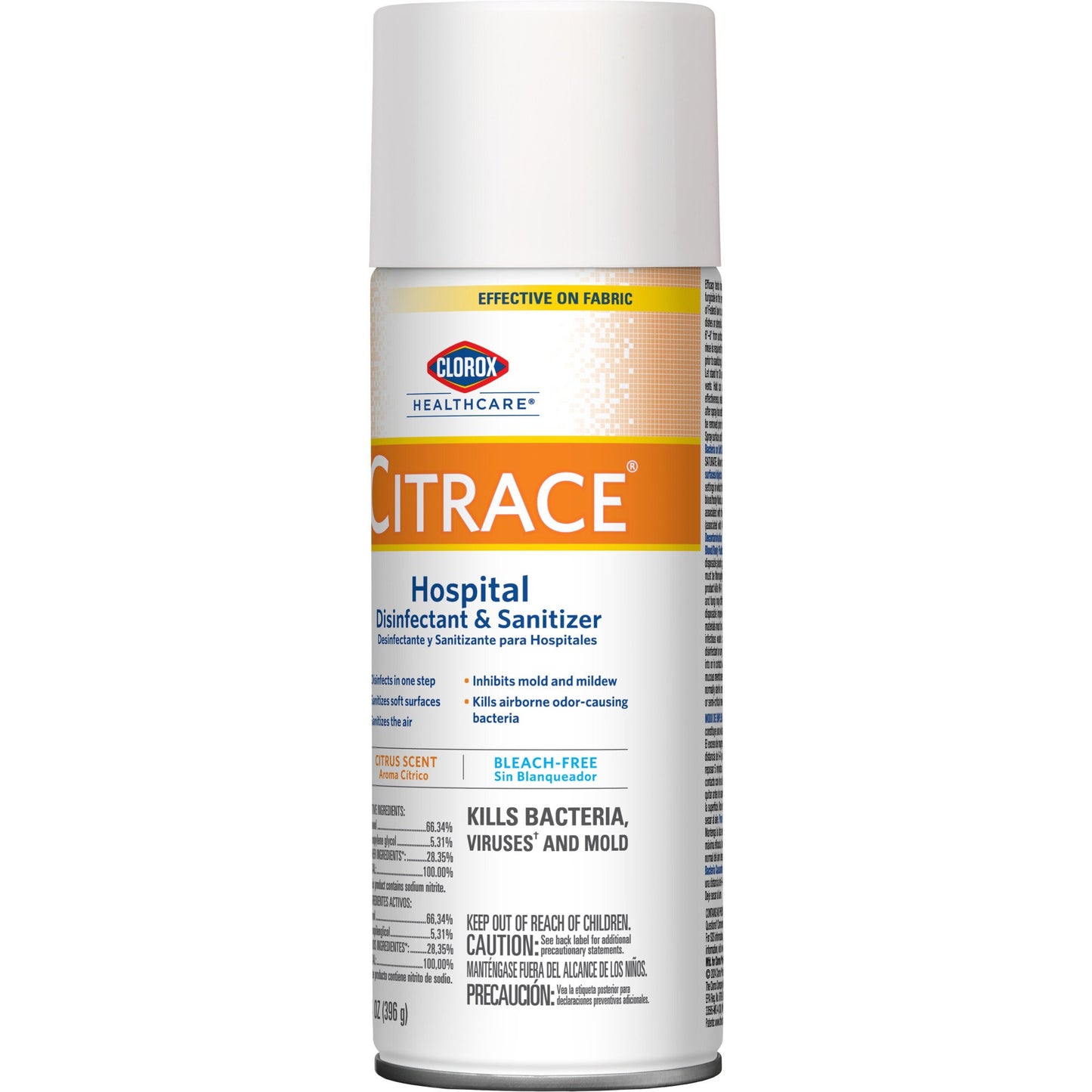 Clorox Healthcare® Citrace® Hospital Disinfectant & Sanitizer, Citrus Scent 49100