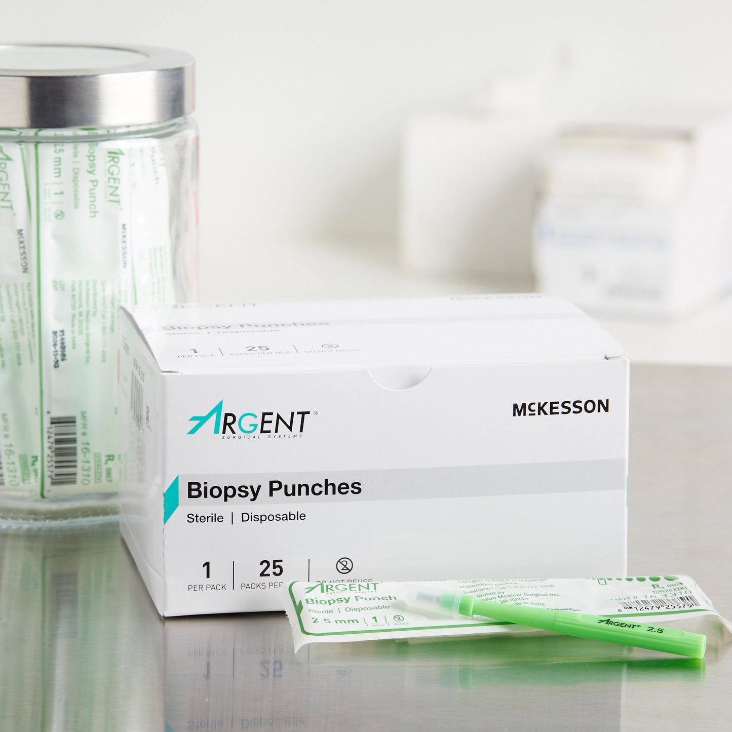 Biopsy Punch McKesson Argent™ Dermal 2.5 mm 16-1310