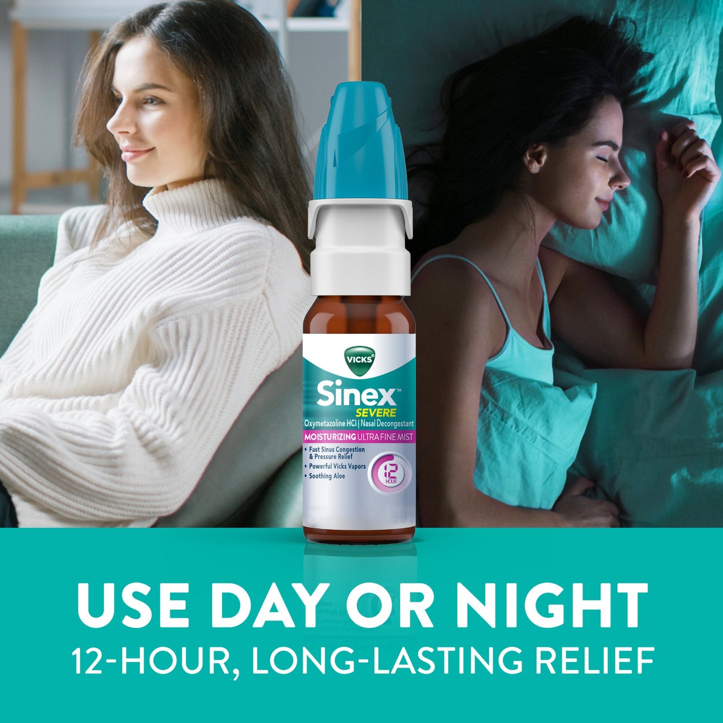 Vicks Sinex™ Severe Nasal Decongestant Moisturizing Spray 32390002326