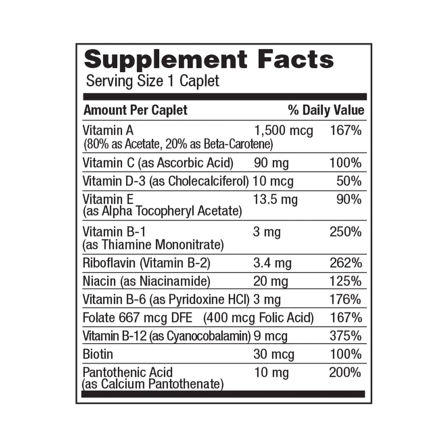 Geri-Care® Multivitamin Supplement 601-01-GCP