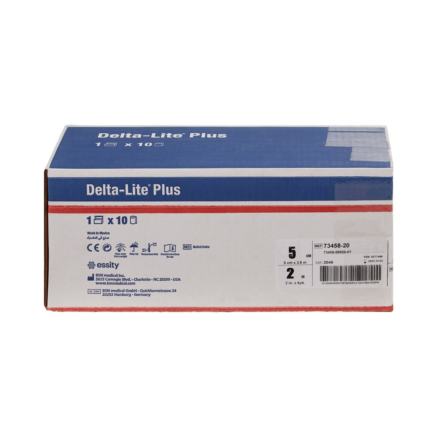 Delta-Lite® Plus Dark Blue Cast Tape, 2 Inch x 4 Yard 7345820