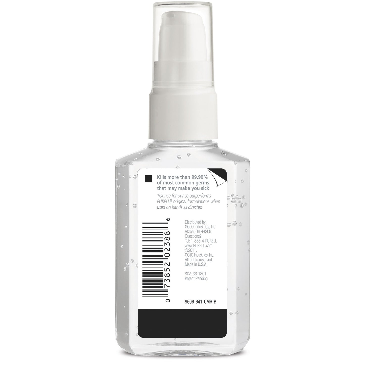 Purell® Advanced Hand Sanitizer 70% Ethyl Alcohol Gel, 2-ounce Pump Bottle 9606-24