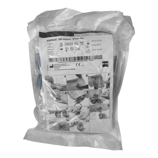 Microscope Drape VisionGuard™ 118 L X 48 W Inch For OPMI® MD/CS/11, 111, ORL, PRO magis, OPMI® Neuro, Movena, Sensera, Pro Ergo, Pentero, and VISU 140