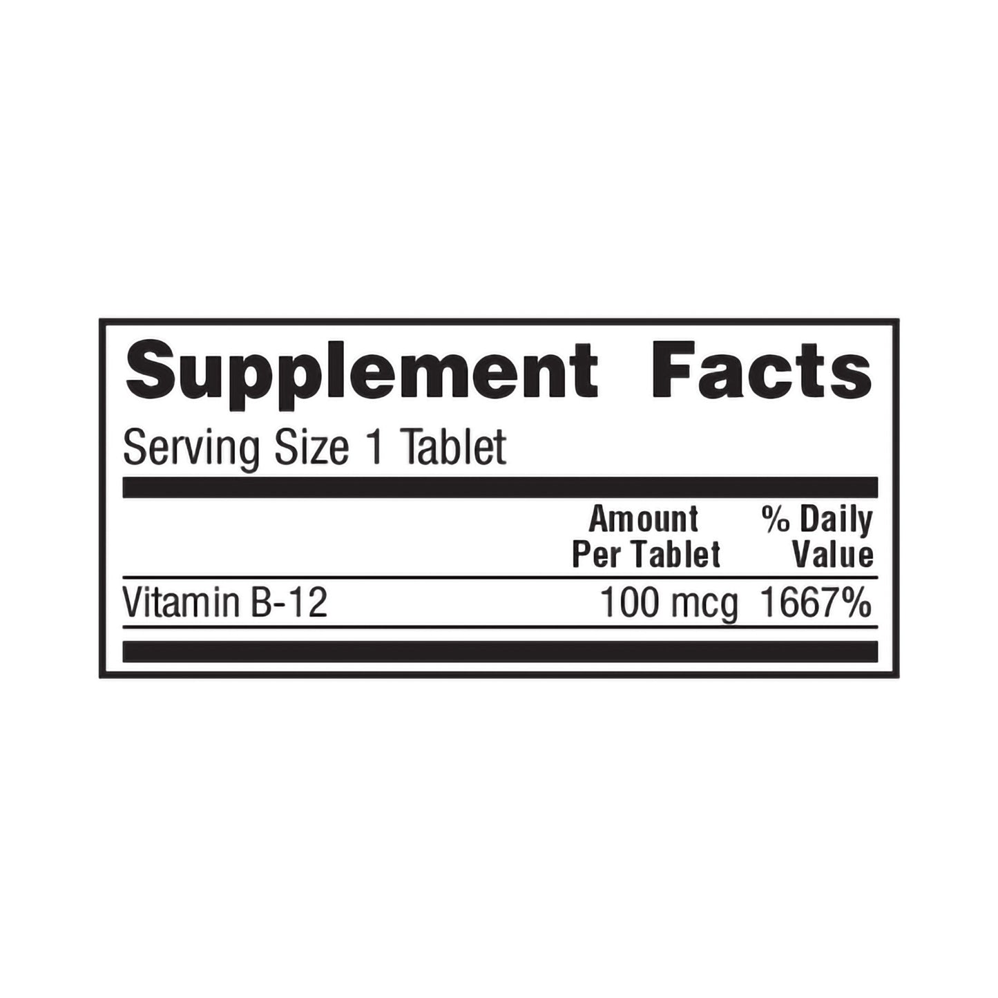 Health*Star® Vitamin B-12 Supplement 856-01-HST