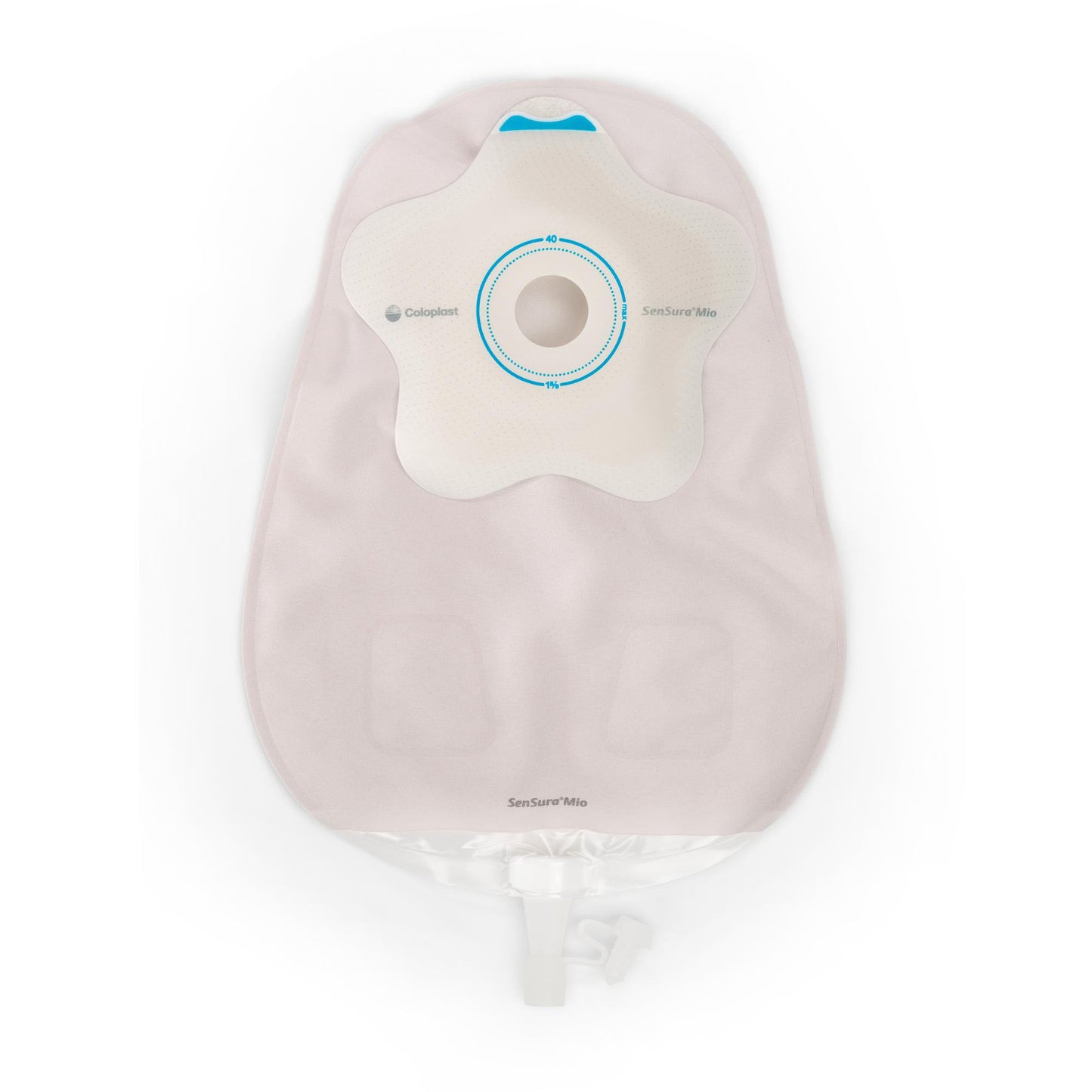 Urostomy Pouch SenSura® Mio Concave One-Piece System 10-1/2 Inch Length, Maxi Concave, Pre-Cut 3/4 Inch Stoma Drainable 18402