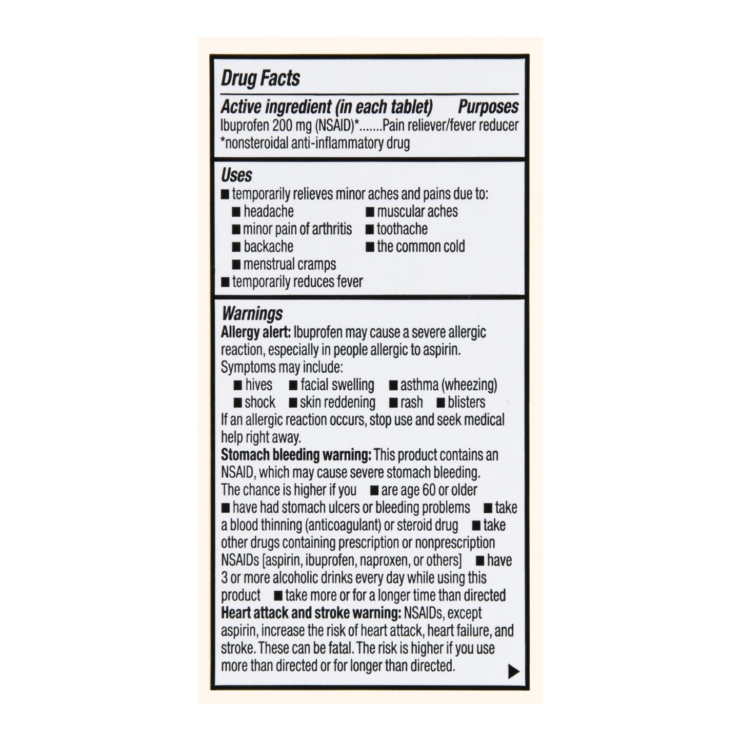 Foster & Thrive™ Ibuprofen 200 mg Coated Tablets 70677113203