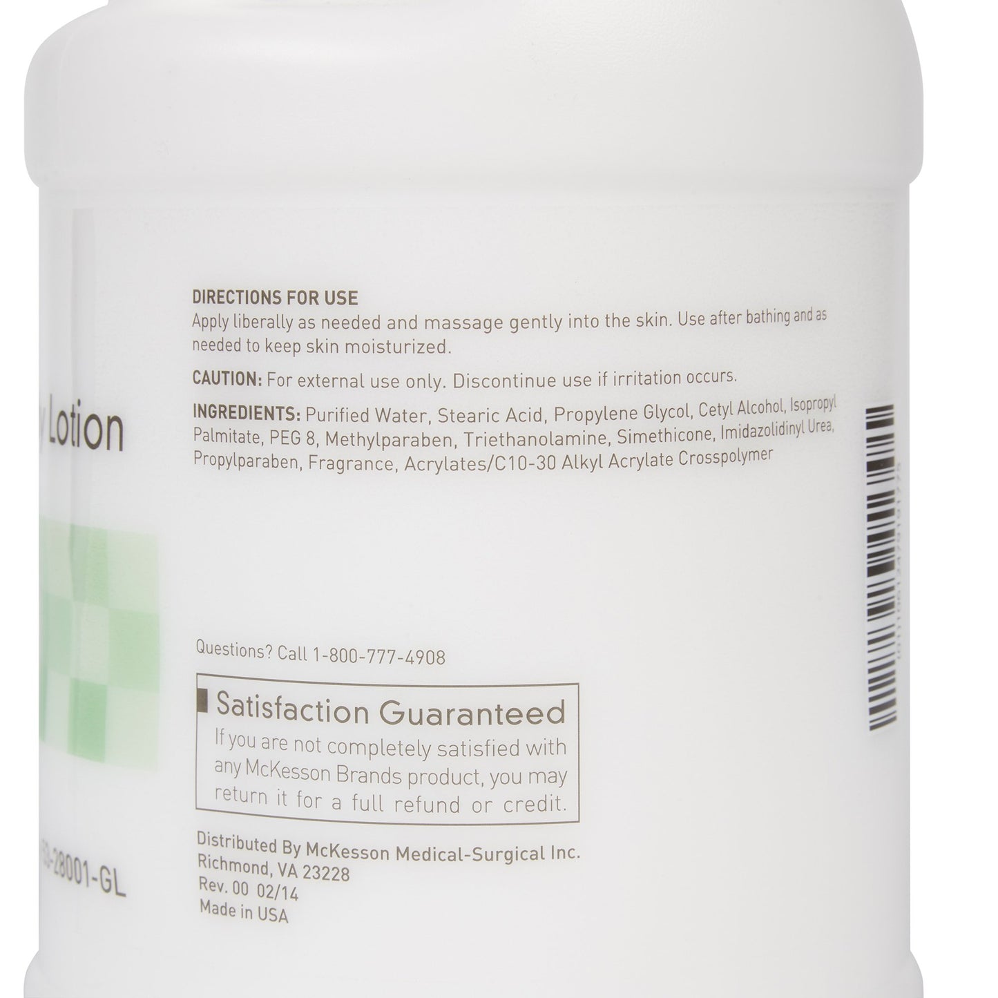McKesson Moisturizer, Cucumber Melon Scent, 1 gal Jug 53-28001-GL