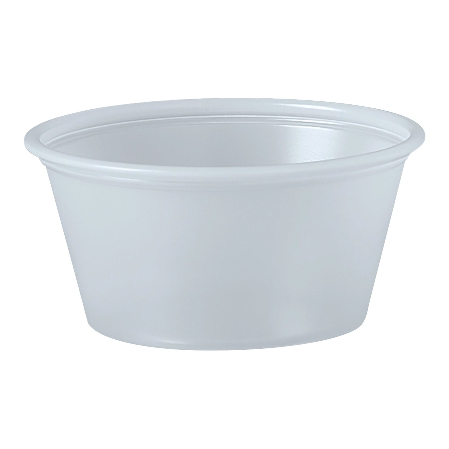 Souffle Cup Solo® 2 oz. Translucent Plastic Disposable - P200N
