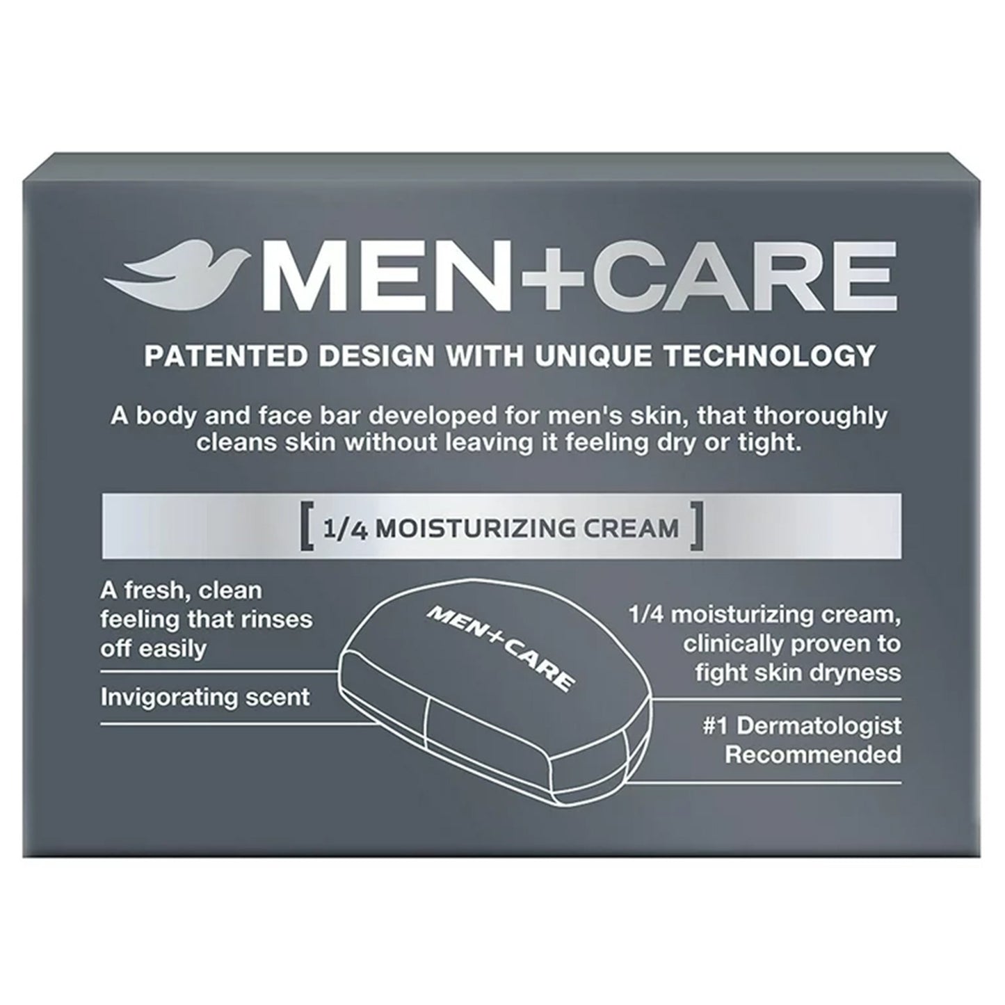 Soap Dove® Men+Care Bar 3.75 oz. Individually Wrapped Extra Fresh Scent 01111101215